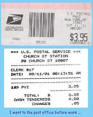 postal receipt